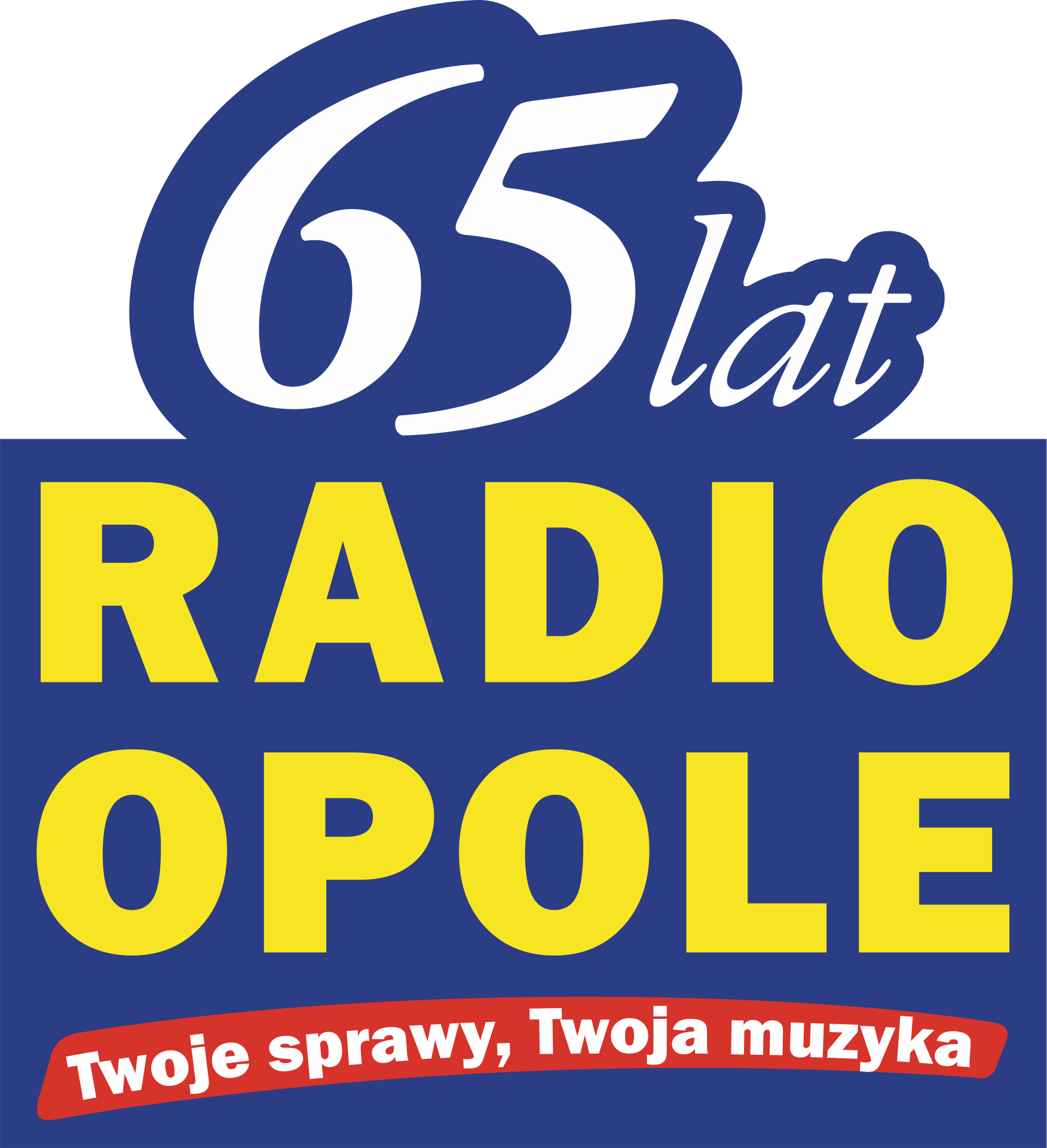 Radio Opole logo 65 lat duze